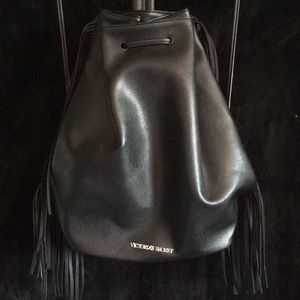Fringe Fashion show Black Backpack